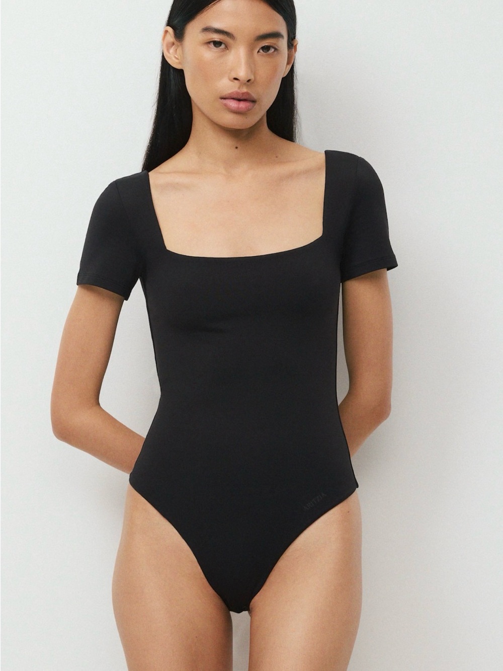 Aritzia Original Contour Manner Squareneck Bodysuit - Picture 2 of 5
